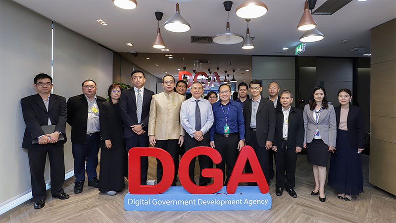 สมาคมเทคโนโลยีดิจิทัล เข้ามาแสดงความยินดีกับประธานบอร์ด DGA