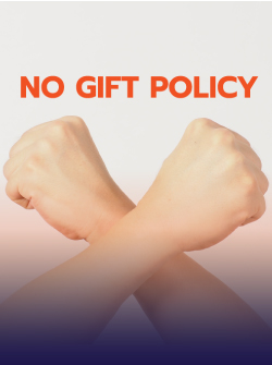 O26 ประกาศเจตนารมณ์นโยบาย No Gift Policy จากการปฏิบัติหน้าที่