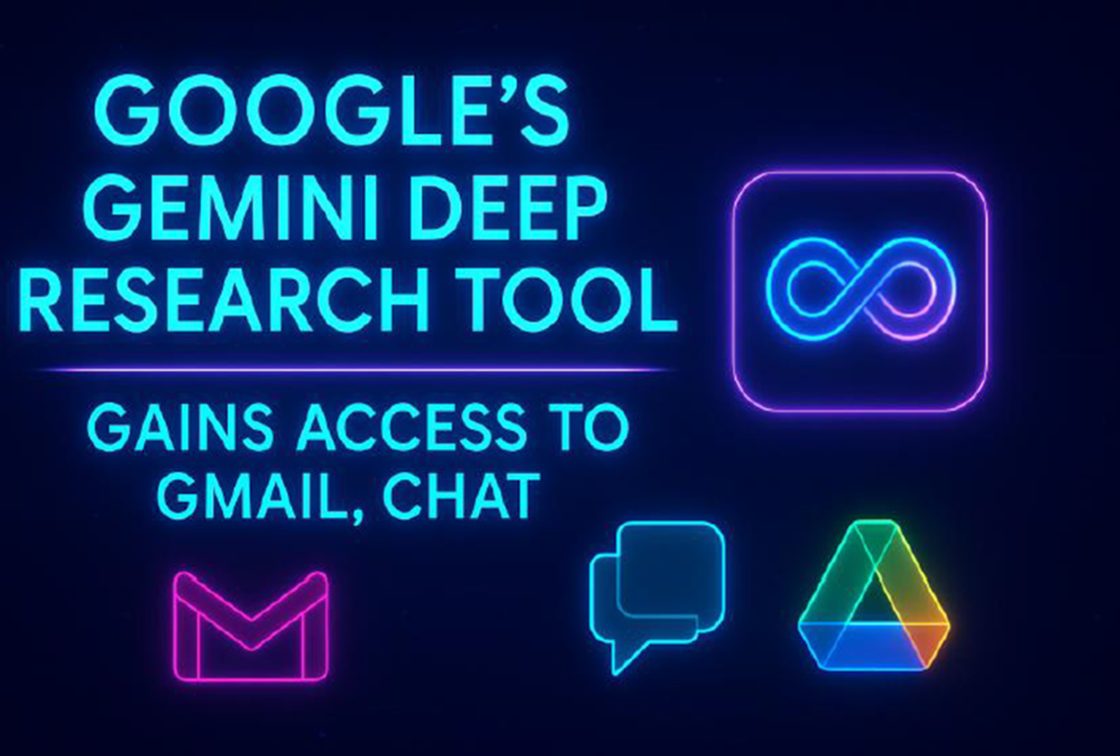 เครื่องมือ Gemini Deep Research ของ Google สามารถเข้าถึงข้อมูล Gmail, Chat และ Drive ได้