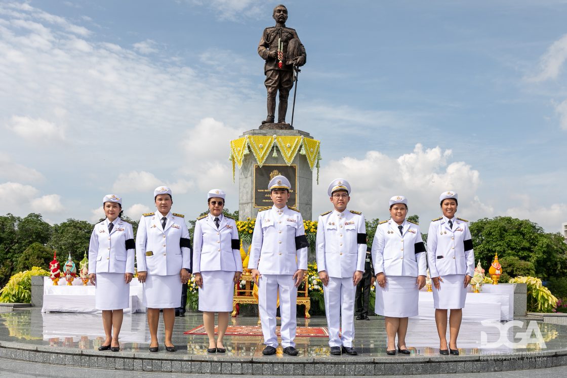 DGA ร่วมพิธีวางพานพุ่มถวายราชสักการะพระบรมราชานุสาวรีย์ พระบาทสมเด็จพระปรมินทรมหาจุฬาลงกรณ์ พระจุลจอมเกล้าเจ้าอยู่หัว และพระอนุสาวรีย์จอมพล สมเด็จพระราชปิตุลา บรมพงศาภิมุข เจ้าฟ้าภาณุรังษีสว่างวงศ์ กรมพระยาภาณุพันธุวงศ์วรเดช เนื่องในวันสื่อสารแห่งชาติ ประจำปี 2569