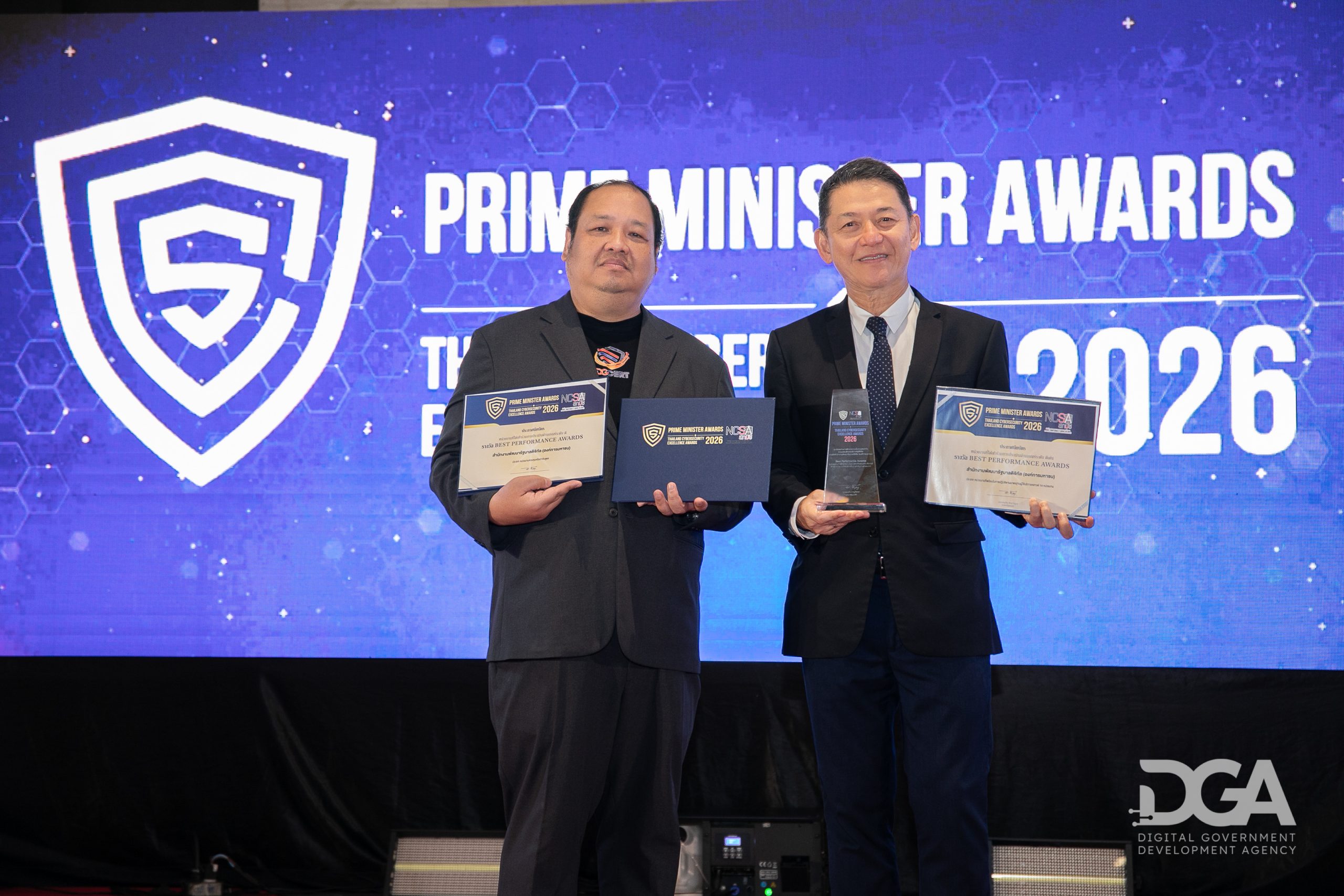 DGA คว้า 3 รางวัล Thailand Cybersecurity Excellence Awards 2026 ตอกย้ำศักยภาพด้านความมั่นคงปลอดภัยไซเบอร์ DGA คว้า 3 รางวัล Thailand Cybersecurity Excellence Awards 2026 ตอกย้ำศักยภาพด้านความมั่นคงปลอดภัยไซเบอร์